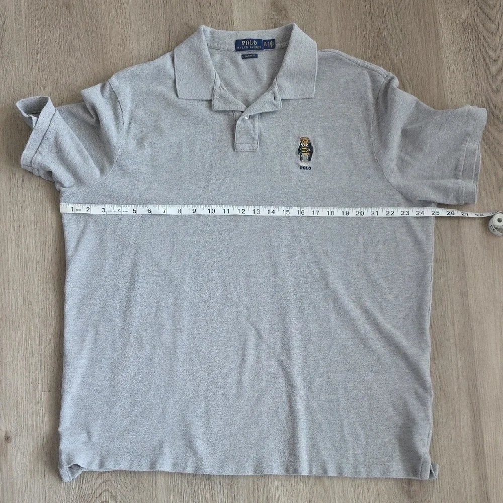 Polo by Ralph Lauren Gray Classic Polo Bear Shirt